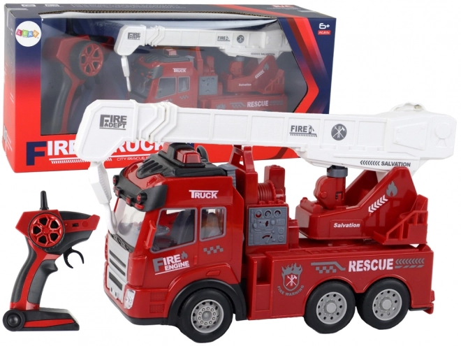 Remote Control Fire Truck with Crane