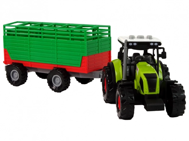 Farm Tractor with Trailer Toy