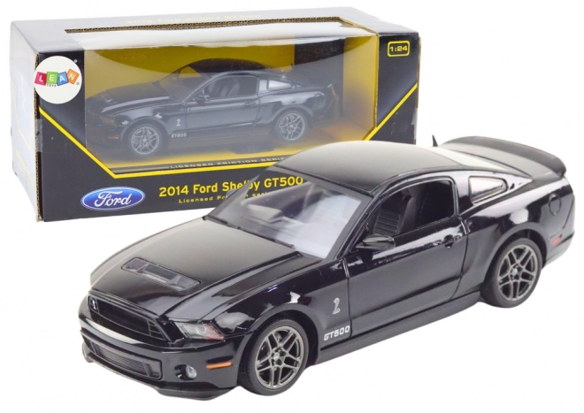 Ford Shelby GT500 Model Car Scale 1:24 Black