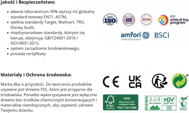 Dřevěná manipulační deska logická hádanka Classic World