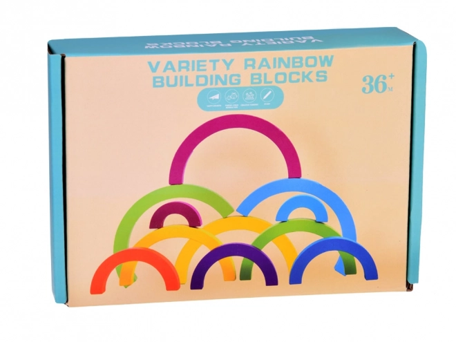 Montessori Wooden Rainbow Puzzle