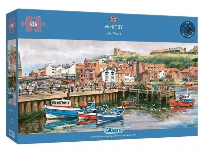 Gibsons Panorama Puzzle Whitby Yorkshire 636 Pieces