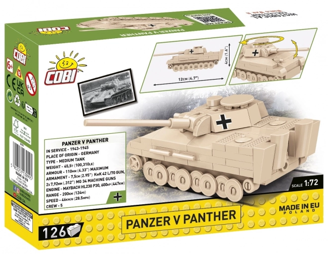 Panther V Tank Building Blocks