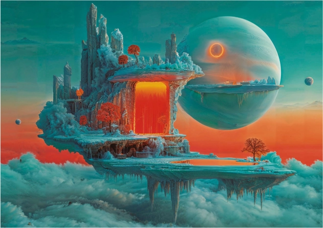 Educa puzzle Planet vatre i leda 1000 dijelova