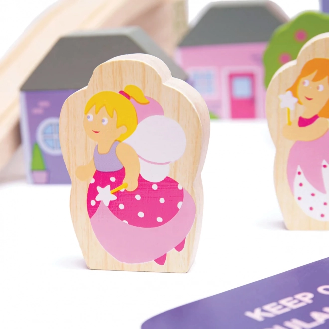 Wooden Princess Train Set