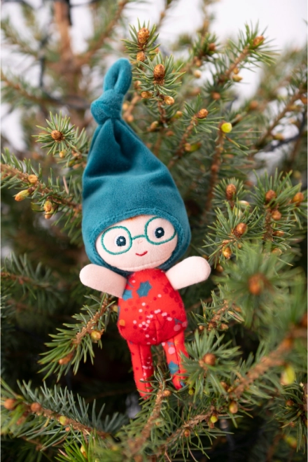 Lilliputiens Christmas Elf with Red Stocking