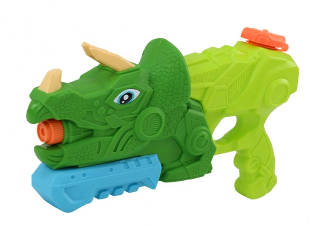 Water Gun Dinosaur Green Triceratops