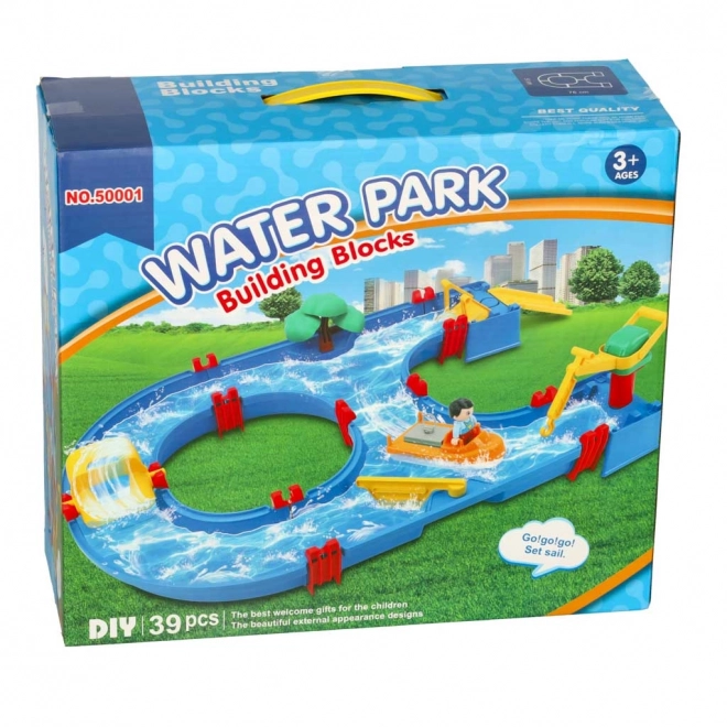 Water Track Sandbox Garden Toy 39 Pieces