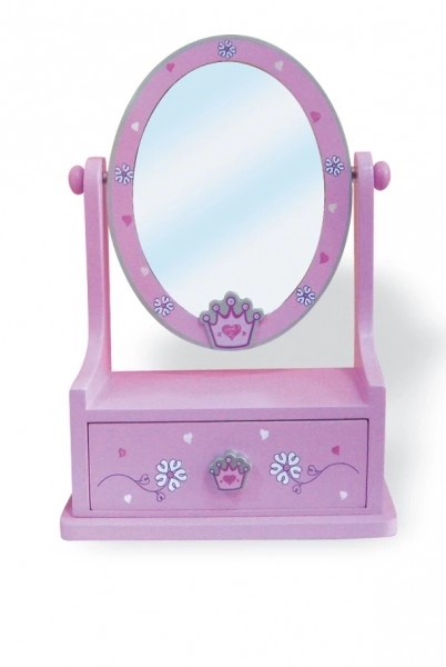 Jewelry Box with Mirror and Drawer