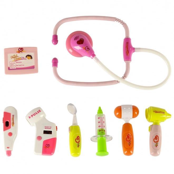 Doctor Toy Set with Lights - Pink