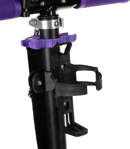 Folding city scooter for kids with large wheels (200 mm) – purple