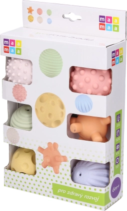 Maamaa palline morbide con effetto sonoro, set da 6 pezzi, 5,5 cm