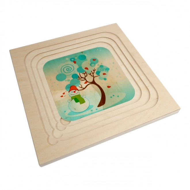 Wooden Puzzle Seasons