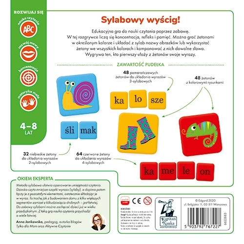 Syllable by Syllable Educational Game