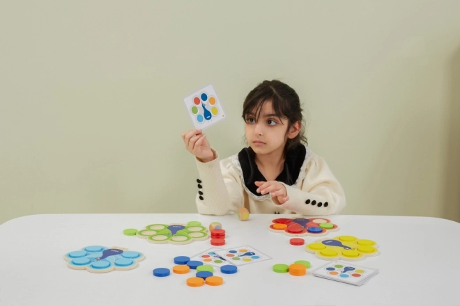 Colorful Peacock Wooden Game