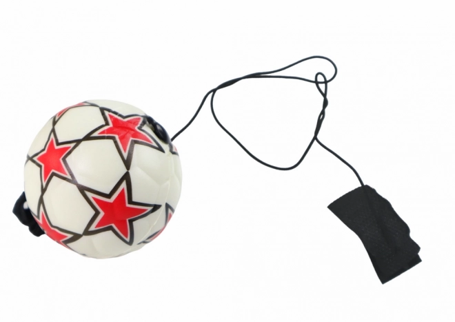 Soccer Ball with Elastic Strap for Bouncing