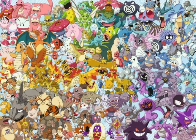 Challenge Puzzle Pokémon 1000 Pieces