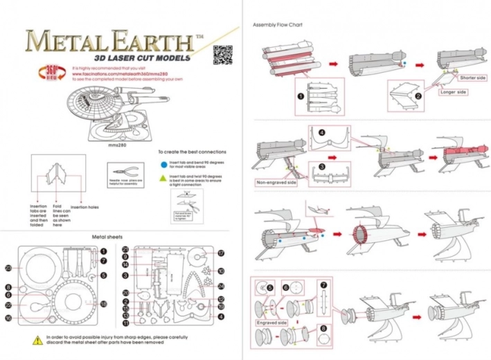 Sestavljanje brez lepila z jasnimi navodili