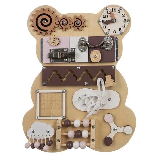 Bear 14-In-1 Activity Board