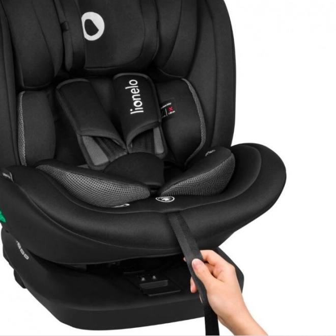 Lionelo Rotating Car Seat Bastiaan i-Size 40-150 cm Black Grey – Black Carbon