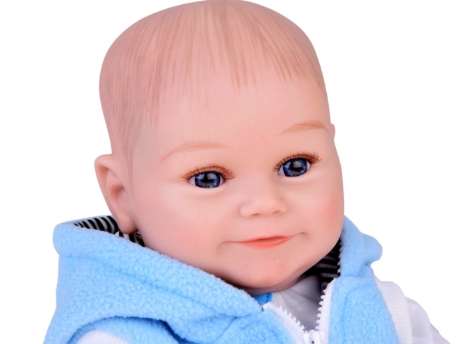 Realistic Baby Boy Doll With Interactive Features