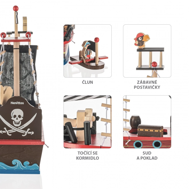 Wooden Pirate Ship