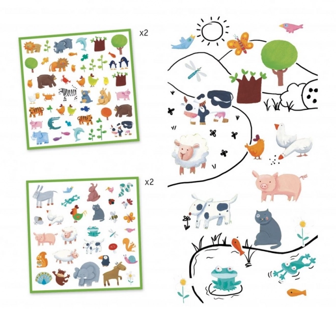 Zoo Animal Stickers