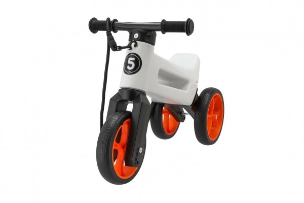 Balance Bike Funny Wheels Rider SuperSport – White-Orange