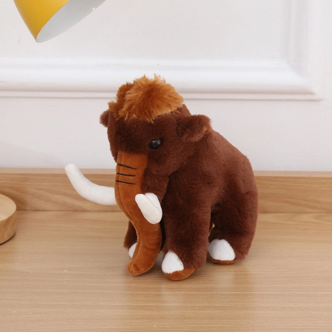 Mammut di peluche marrone 20 cm
