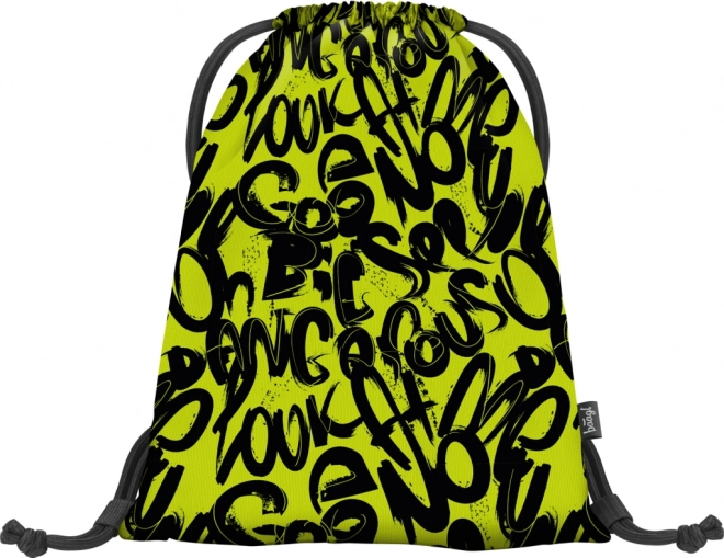 Lime Drawstring Bag