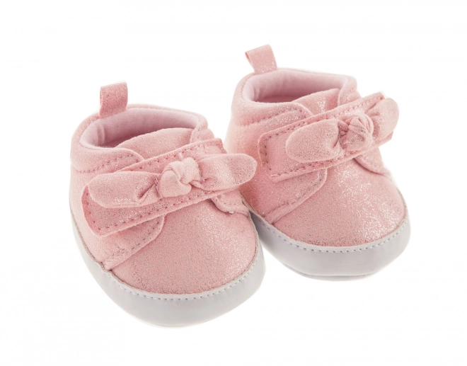 Doll Sneakers with Pink Bow