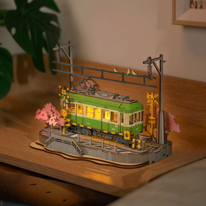 3D Wooden Puzzle Sakura Station