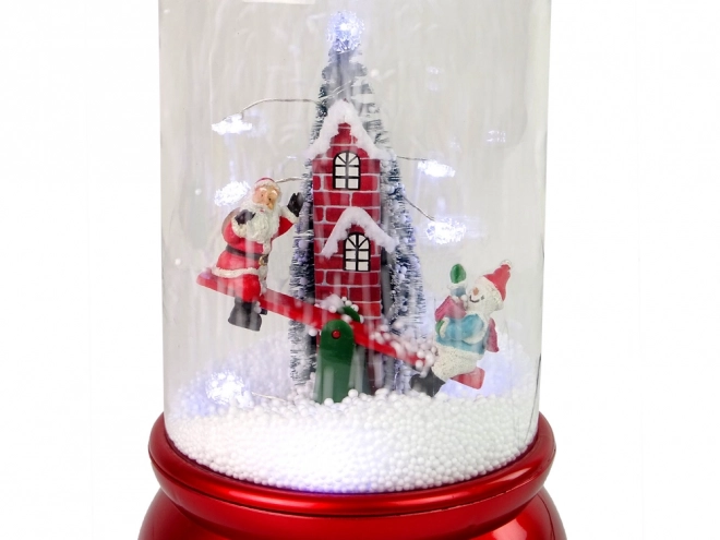 Christmas Snow Globe with Santa