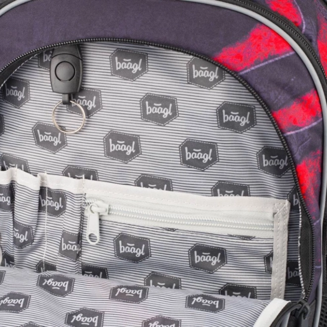 BAAGL ENSEMBLE 3 Core Láva: sac à dos, trousse, sac
