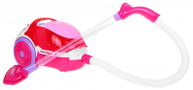 Pink Toy Vacuum Cleaner with Lights and Sounds