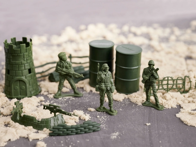 Military Base Toy Set with 114 Figures