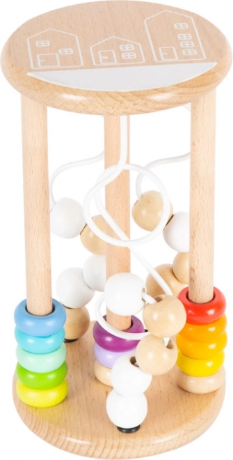 Small Foot Wooden Motor Skills Cylinder with Maze