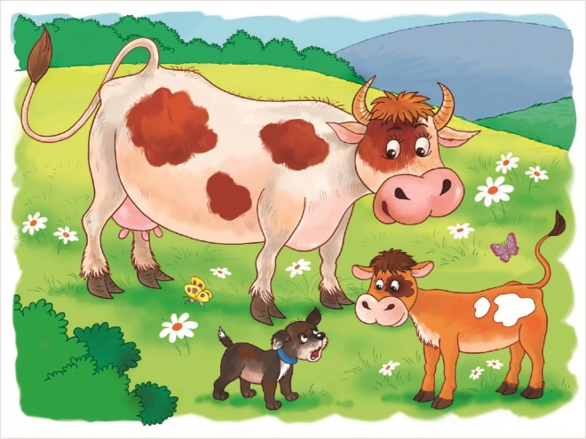 Farm Animal Picture Blocks for Kids