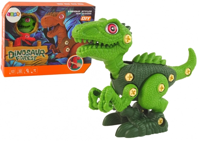 Buildable Green Dinosaur Set