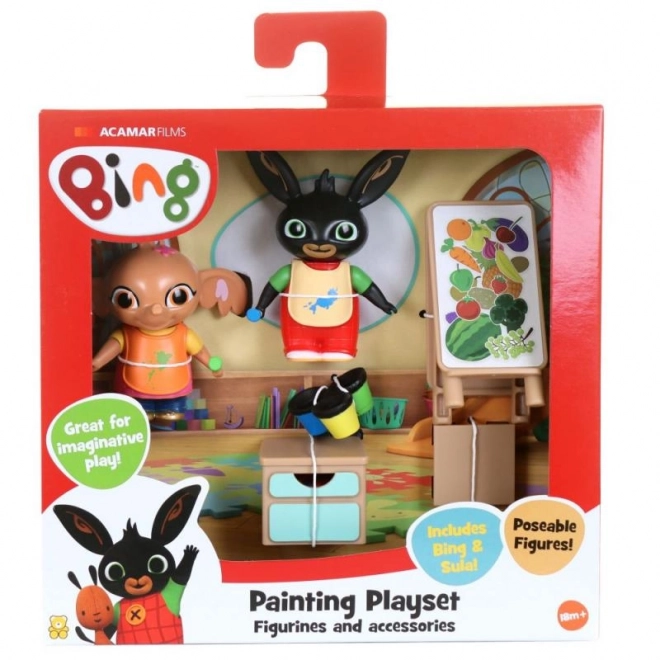 Paint with Bing Playset with Figures