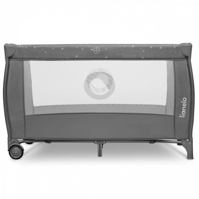 Travel Cot Lionelo Stefi Plus Gray Multicolor