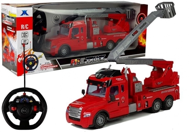 Remote Control Fire Truck with Movable Ladder