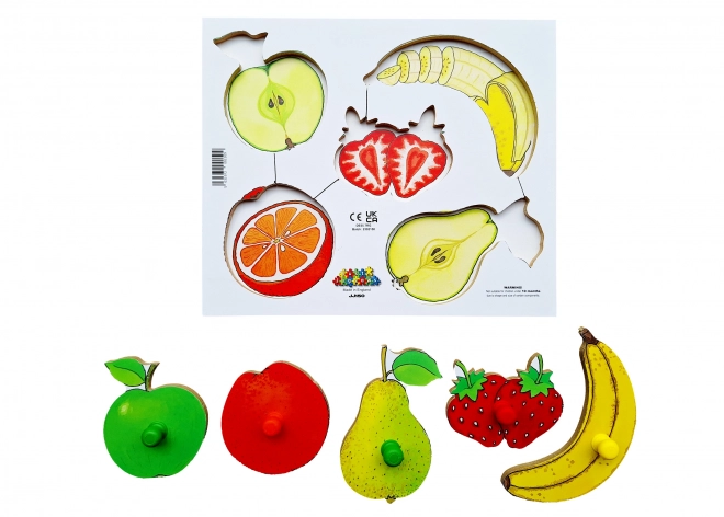 Fruit Cutting Wooden Puzzle by Just Jigsaws