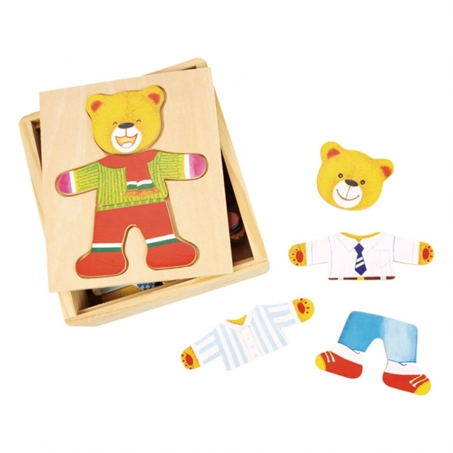 Bigjigs Toys Dress-Up Puzzle Mr. Bear