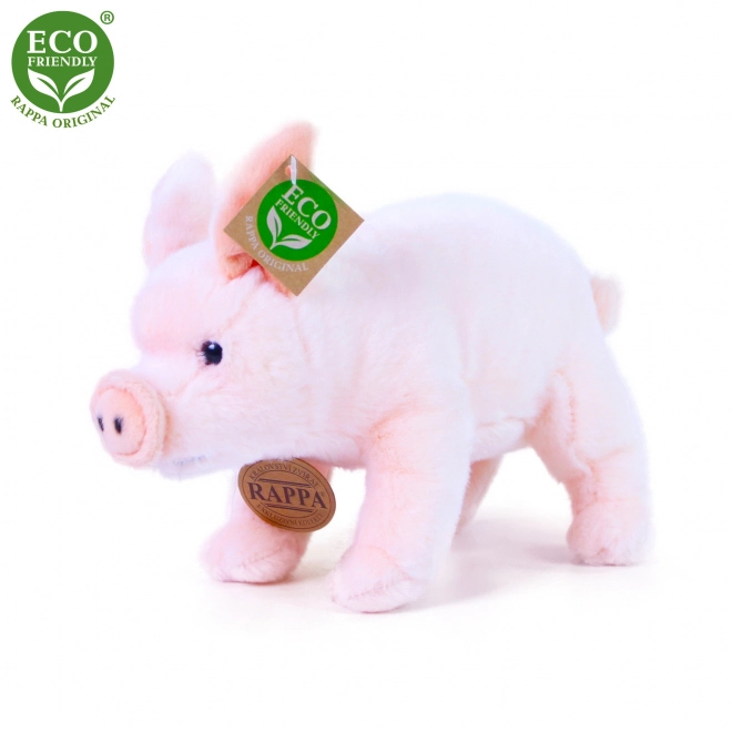 Rappa Plush Pig Standing 20 cm Eco-Friendly