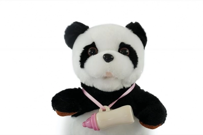 Interactieve panda met flesje