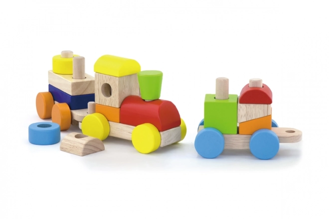 Wooden Train Toy Set