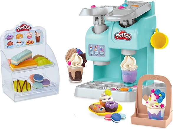 Play-Doh barvita kavarna – ustvarjalni kavni avtomat in slaščičarna za otroke