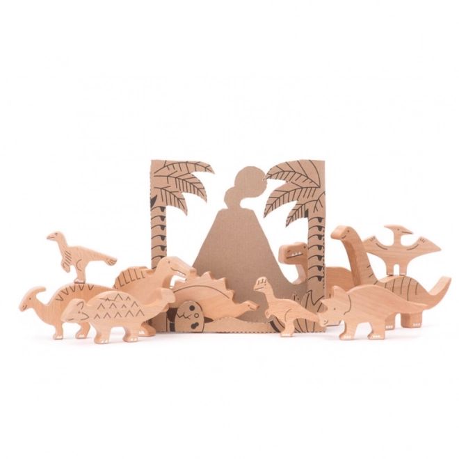 Dinosaur Toy Set for Kids by Bajo