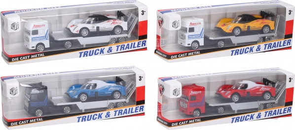 Freight Tractor with Racing Car